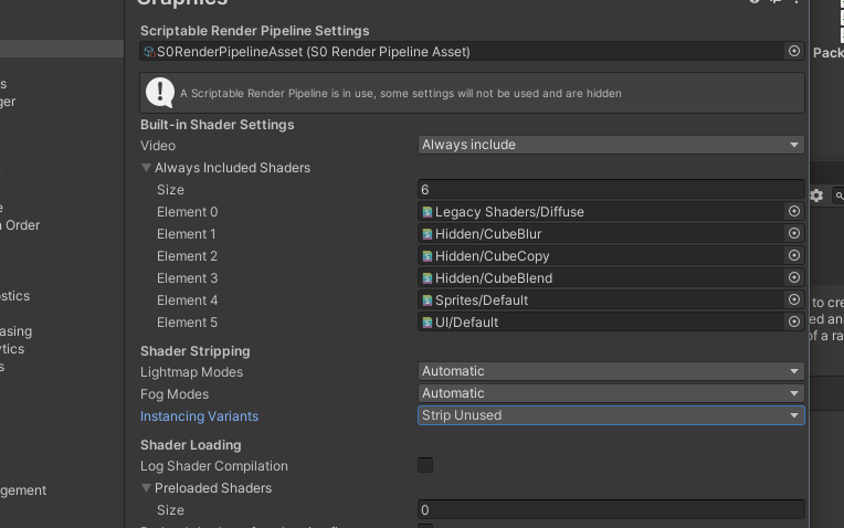 strip lightmap and instancing